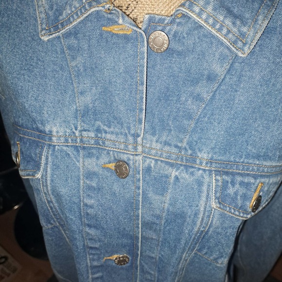 MICKEY & Co-Mickey Mouse AMERICA Denim Jacket sz Large Unisex - Picture 8 of 10